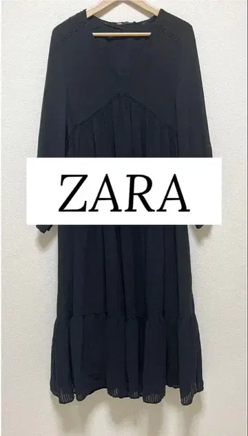 [ 가격 인하 ] ZARA 블랙 롱 원피스
