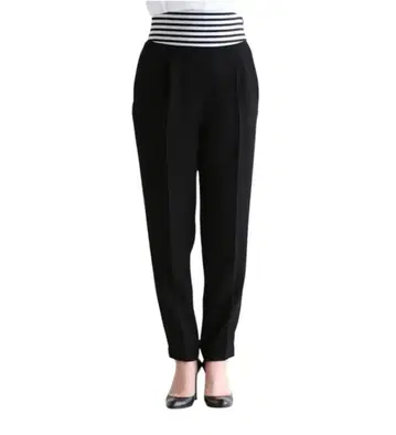 보더스 앳 발코니 하이라이즈 턱 팬츠 36