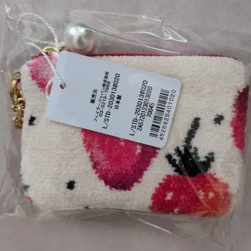 [ 새상품 미개봉 ] FEILER 스트로베리 도트 키&카드 파우치