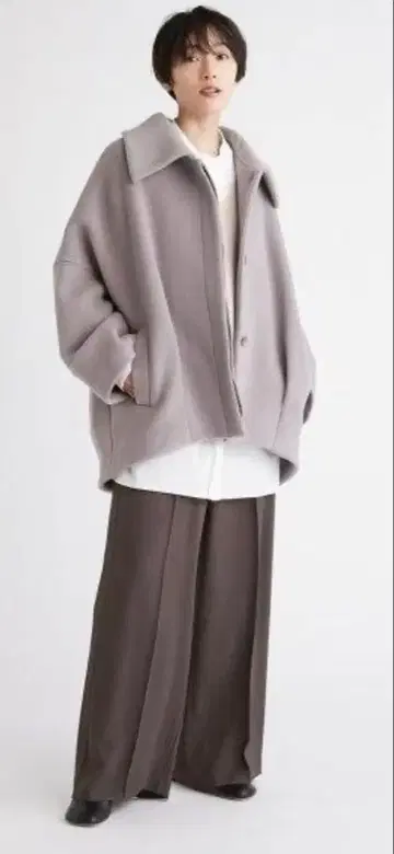 프레이 아이디 스텐칼라 오버 하프 코트