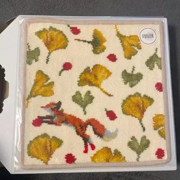 FEILER 여우와 은행나무 손수건 긴코 트리 web 한정품