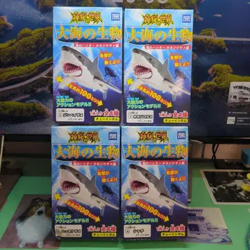 타카라토미아츠 대양의 생물 백상아리 편 전 4종 세트 미개봉