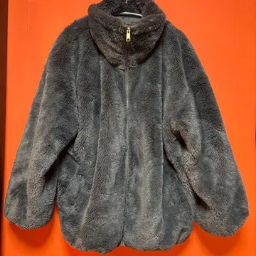 [ rps ] 인조 모피 스탠드 코트 보아 블루종 자켓 아우터 방한