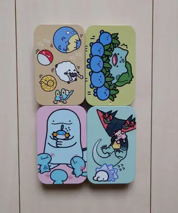 포켓몬 푸치 캔 컬렉션 도망 4점 세트