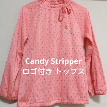 [ Candy Stripper ] Y2K 로고 긴팔 상의