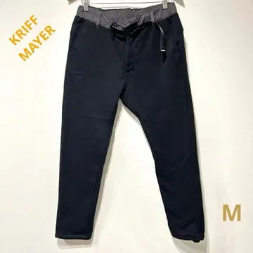 KRIFF MAYER 블랙 팬츠 M 플리스