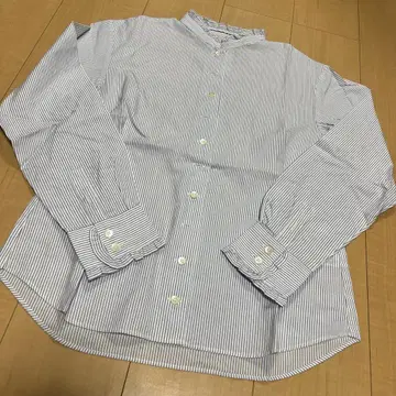 택 없음 새상품 마드모아젤 논논 파파스 셔츠 긴팔 L 면 100%