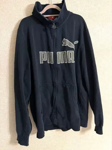 PUMA 하이넥 지퍼 후드티 구제 의류