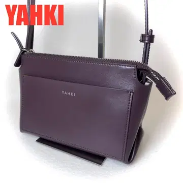 미사용급 YAHKI 숄더백 크로스바디 가죽