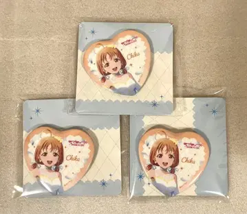 러브 라이브 하트형 캔뱃지 배치 모리 판타지 한정판 타카미 치카
