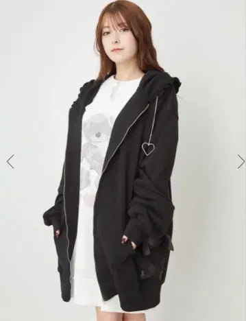 Ank Rouge 앙크루즈 토끼 귀 후드 하트 참