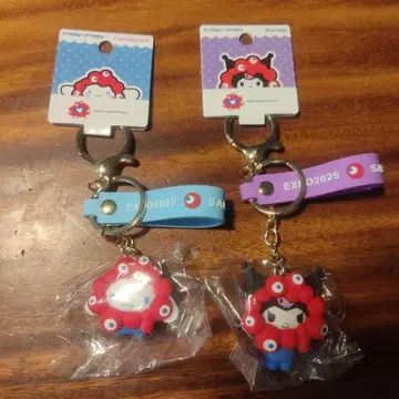 시나모롤 쿠로미 EXPO2025 입체 스트랩 2개 세트