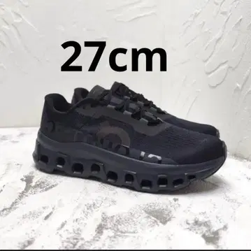 On 클라우드몬스터 블랙 스니커즈 27cm&