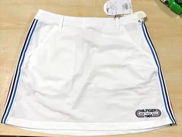 타미힐피거 골프 스커트 화이트 LL 사이즈 미사용