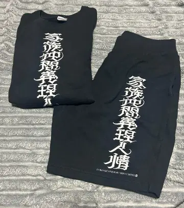 블랙 남성용 맨투맨 셋업