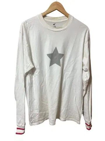 Gallery 1950 화이트 긴팔 티셔츠 M