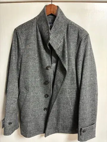 스무스 비버 스탠드 카라 자켓 그레이