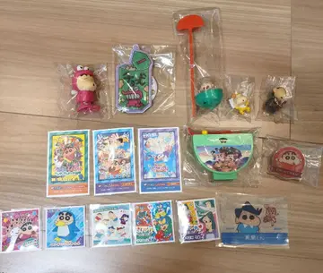 짱구는 못말려(크레용 신짱) 피규어 씰 세트 16개