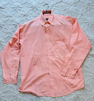 트렉 체크 무늬 버튼 다운 셔츠 L 사이즈