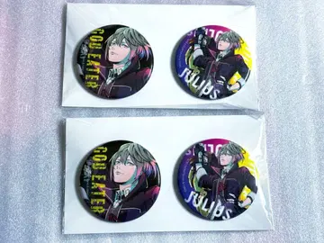 GOD EATER (갓 이터) 코토부키야 복권 캔뱃지 2개 세트