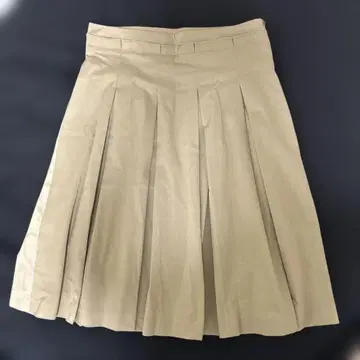 ZARA 베이지 플리츠 스커트 S