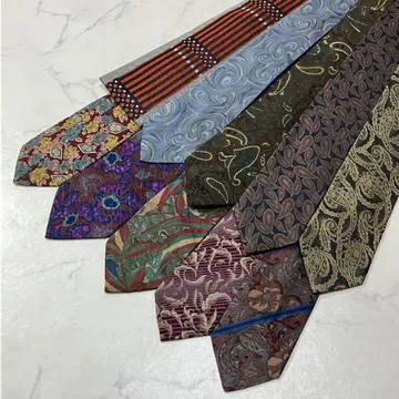 [ 넥타이 패턴 제품 10개 세트 구제 의류 ]