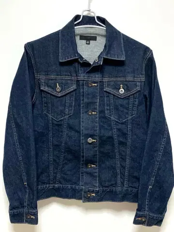 120 [새상품급] 유니클로 데님 자켓 블루 M