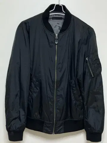 126 [새상품급] 유니클로 MA-1 블루종 블랙 L