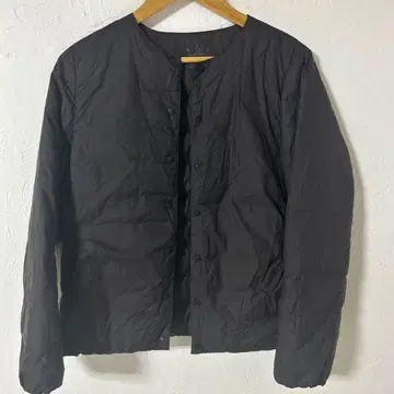 무인양품 경량 포켓터블 다운 자켓 다크 그레이