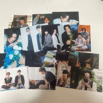 야기 유세이, 하기와라 리쿠 주연 [아름다운 그] 프로마이드 19장 세트