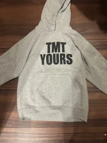그레이 후드티 TMT YOURS BIG 3