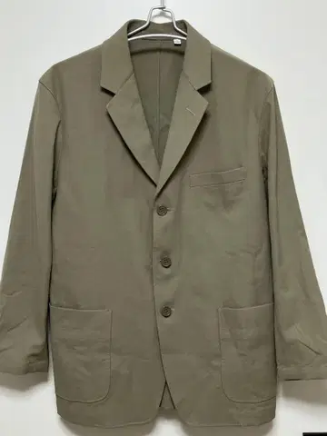 133 [새상품급] 유니클로 릴랙스핏 테일러드 자켓 카키 S