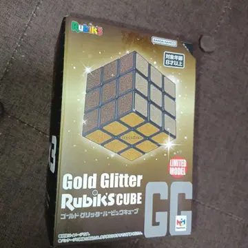 메가하우스 루빅스 큐브 골드 글리터 새상품 한정품