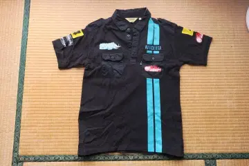 굿 스마일 레이싱 피케 셔츠 L 사이즈 블랙 개인 스폰서 혜택