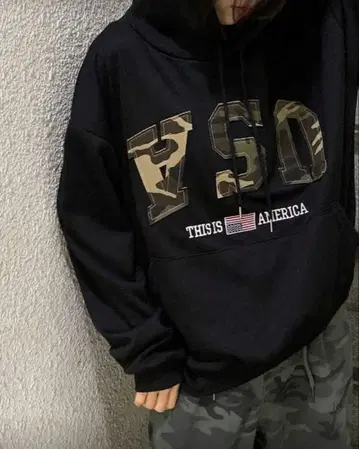 오버 사이즈 후드티