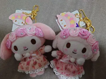 리즈리사 마이멜로디 피아노 콜라보 봉제 인형 참 세트 새상품