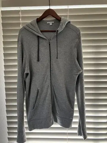 JAMES PERSE 그레이 풀 집업 후드티 사이즈 1