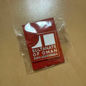 오사카 간사이 만박 오만 로고 파빌리온 핀 배지