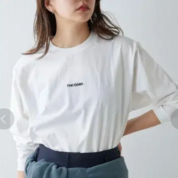 개럴개런트 로고 자수 롱 슬리브 T셔츠