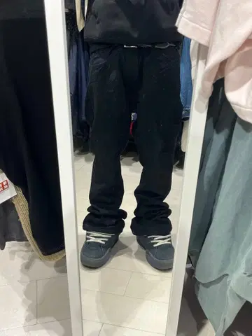 Brrrsos 착용 플레어 데님