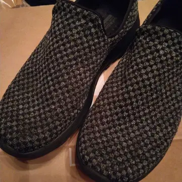 SKECHERS GO WALK 블랙/그레이 슬립온