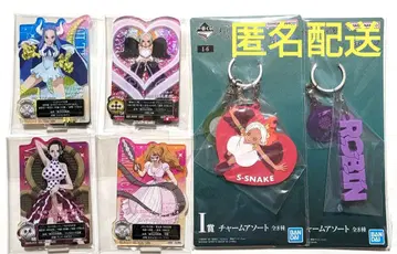 1번 복권 원피스 아크릴 스탠드 러버 참 총 6점 세트