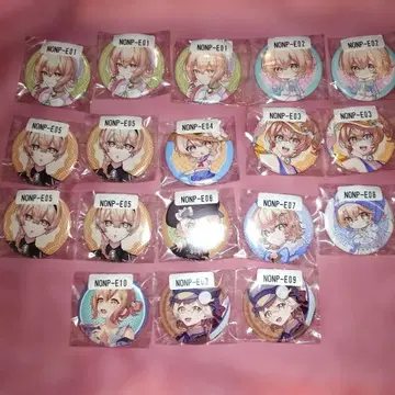 웹폰 네온피 neon 캔뱃지 전종 컴프