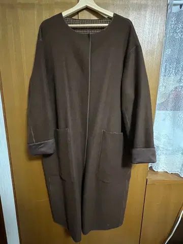 [ I_am ] 2way 노카라 롱 코트