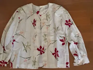 잉게보그 블라우스 긴팔 커프스 단추