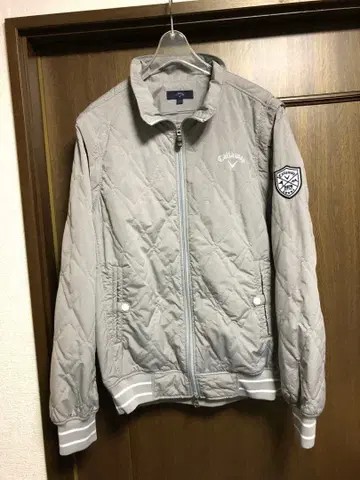 캘러웨이 그레이 퀼팅 자켓