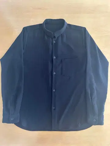 고쉬 백 새틴 블랙 셔츠