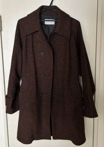 [새상품급] 투모로우랜드 프리미엄 셰틀랜드 벨티드 스텐카라 코트