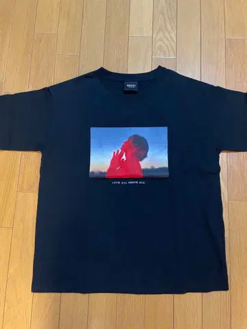 [ 후지이 카제 ] LOVE ALL SERVE ALL 사진T셔츠 S사이즈