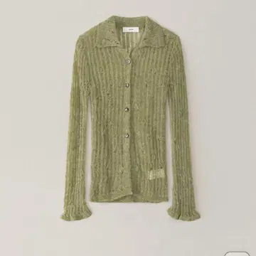 [ OHOTORO ] 시스루 가디건 니트